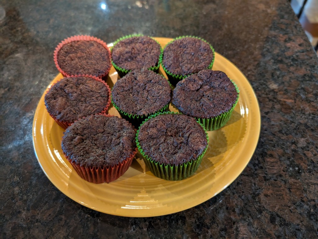 Chocolate Zucchini muffins