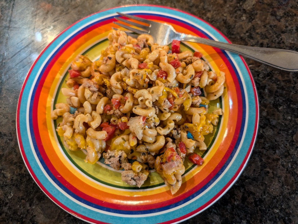 Johnzetti served on a plate