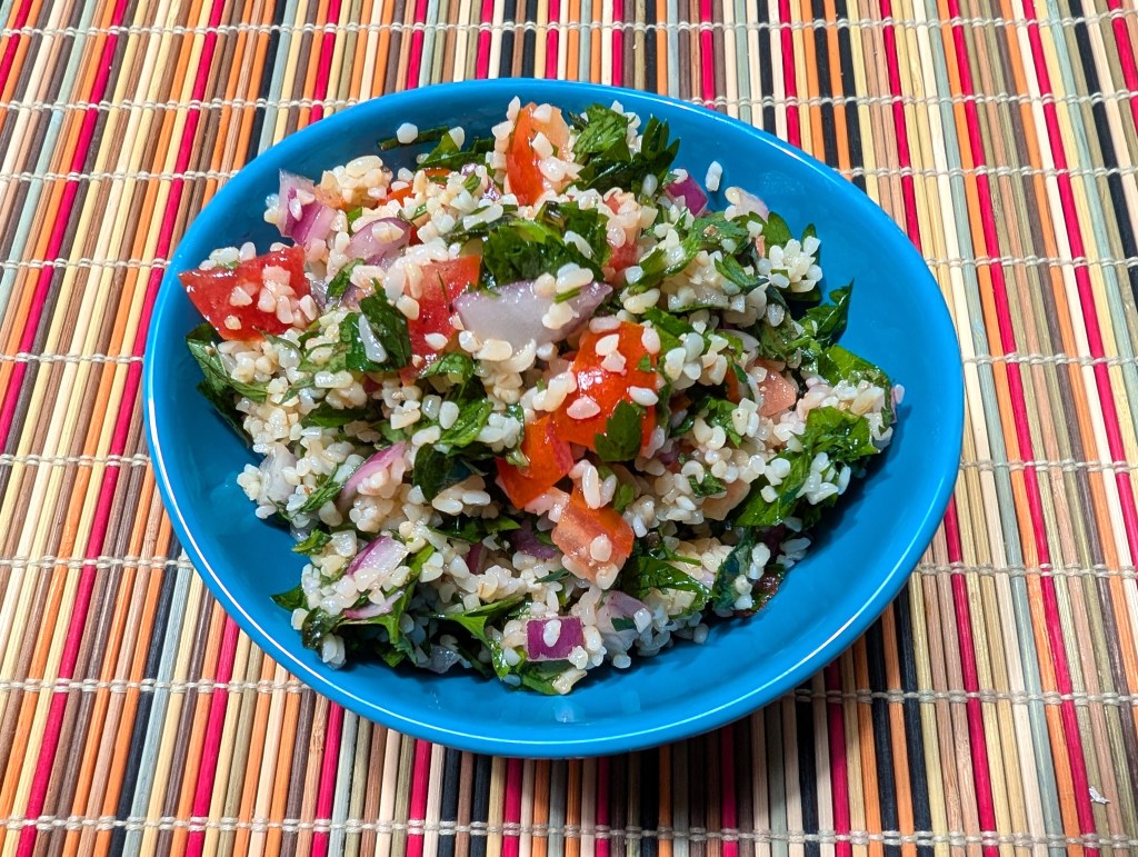 tabouleh in a small bowl